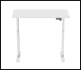 Sealey DH56 Dellonda Single Motor Ultra-Quiet Adjustable-Height Electric Sit/Stand Desk - White Desktop