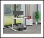 Sealey DH56 Dellonda Single Motor Ultra-Quiet Adjustable-Height Electric Sit/Stand Desk - White Desktop