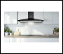 Sealey DH59 Baridi Cooker Hood, Chimney Style with Carbon Filters 90cm - Black