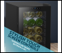 Sealey DH6 Baridi 18 Bottle Wine Fridge & Cooler - Black