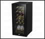 Sealey DH6 Baridi 18 Bottle Wine Fridge & Cooler - Black