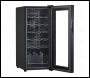 Sealey DH6 Baridi 18 Bottle Wine Fridge & Cooler - Black