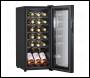 Sealey DH6 Baridi 18 Bottle Wine Fridge & Cooler - Black