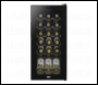 Sealey DH6 Baridi 18 Bottle Wine Fridge & Cooler - Black