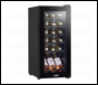 Sealey DH6 Baridi 18 Bottle Wine Fridge & Cooler - Black