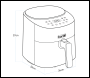 Sealey DH60 Baridi Single Zone Air Fryer with 8 Preset Functions 3.5L Capacity