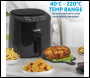 Sealey DH60 Baridi Single Zone Air Fryer with 8 Preset Functions 3.5L Capacity