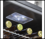 Sealey DH62 Baridi Beer & Drinks Fridge with LED Light, Black and Glass Door 60L