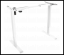 Sealey DH64 Dellonda Single Motor Ultra-Quiet Adjustable-Height Desk Frame 70kg Capacity - White