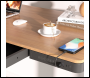 Sealey DH65 Dellonda Single Motor Ultra-Quiet Electric Desk with Control Panel, USB Port & Drawer - Oak Desktop