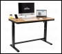 Sealey DH65 Dellonda Single Motor Ultra-Quiet Electric Desk with Control Panel, USB Port & Drawer - Oak Desktop