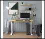 Sealey DH68 Dellonda Single Motor Ultra-Quiet Adjustable-Height Electric Sit/Stand Desk - Oak Desktop