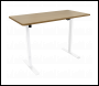 Sealey DH68 Dellonda Single Motor Ultra-Quiet Adjustable-Height Electric Sit/Stand Desk - Oak Desktop