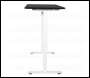 Sealey DH69 Dellonda Single Motor Ultra-Quiet Adjustable-Height Electric Sit/Stand Desk - Black Desktop