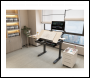 Sealey DH71 Dellonda Single Motor Ultra-Quiet Electric Adjustable Drawing Table with 40° Tilt, Drawer & Side Table