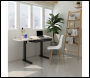 Sealey DH71 Dellonda Single Motor Ultra-Quiet Electric Adjustable Drawing Table with 40° Tilt, Drawer & Side Table