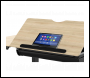 Sealey DH71 Dellonda Single Motor Ultra-Quiet Electric Adjustable Drawing Table with 40° Tilt, Drawer & Side Table