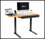 Sealey DH71 Dellonda Single Motor Ultra-Quiet Electric Adjustable Drawing Table with 40° Tilt, Drawer & Side Table