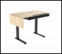 Sealey DH71 Dellonda Single Motor Ultra-Quiet Electric Adjustable Drawing Table with 40° Tilt, Drawer & Side Table
