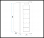 Sealey DH73 Baridi 12 Bottle Wine Fridge & Cooler - Black
