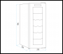 Sealey DH73 Baridi 12 Bottle Wine Fridge & Cooler - Black