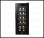 Sealey DH73 Baridi 12 Bottle Wine Fridge & Cooler - Black