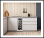 Sealey DH74 Baridi 12 Bottle Wine Fridge & Cooler - Stainless Steel
