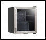 Sealey DH75 Baridi Mini Tabletop Beer & Drinks Fridge 50L Capacity - Stainless Steel