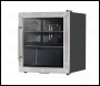 Sealey DH75 Baridi Mini Tabletop Beer & Drinks Fridge 50L Capacity - Stainless Steel
