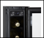 Sealey DH76 Baridi Extra-Slim 7 Bottle Wine Fridge & Cooler 15cm - Black