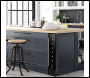 Sealey DH76 Baridi 7 Bottle Extra-Slim Undercounter Wine Fridge with Digital Touch Screen Controls & LED Light - Black