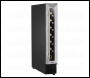 Sealey DH77 Baridi 7 Bottle Extra-Slim Wine Fridge with Digital Touch Screen Controls - Stainless Steel