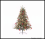 Sealey DH80 Dellonda Pre-Lit Hinged Christmas Tree with 190 Warm White LED Lights 5ft(150cm)
