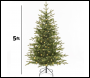Sealey DH80 Dellonda Pre-Lit Hinged Christmas Tree with 190 Warm White LED Lights 5ft(150cm)