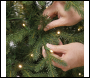 Sealey DH82 Dellonda Pre-Lit Hinged Christmas Tree with 350 Warm White LED Lights 7ft(210cm)