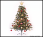 Sealey DH82 Dellonda Pre-Lit Hinged Christmas Tree with 350 Warm White LED Lights 7ft(210cm)