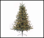 Sealey DH82 Dellonda Pre-Lit Hinged Christmas Tree with 350 Warm White LED Lights 7ft(210cm)