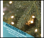 Sealey DH82 Dellonda Pre-Lit Hinged Christmas Tree with 350 Warm White LED Lights 7ft(210cm)