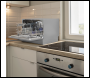 Sealey DH84 Baridi Tabletop Dishwasher 6 Place Settings 6.5L Capacity - Silver
