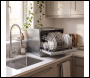 Sealey DH84 Baridi Tabletop Dishwasher 6 Place Settings 6.5L Capacity - Silver