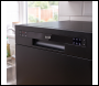 Sealey DH85 Baridi Tabletop Dishwasher 6 Place Settings 6.5L Capacity - Black