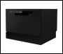 Sealey DH85 Baridi Tabletop Dishwasher 6 Place Settings 6.5L Capacity - Black