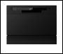 Sealey DH85 Baridi Tabletop Dishwasher 6 Place Settings 6.5L Capacity - Black