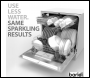 Sealey DH86 Baridi Tabletop Dishwasher 8 Place Settings 8L Capacity - White