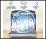 Sealey DH86 Baridi Tabletop Dishwasher 8 Place Settings 8L Capacity - White