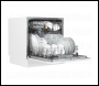 Sealey DH86 Baridi Tabletop Dishwasher 8 Place Settings 8L Capacity - White