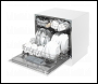 Sealey DH86 Baridi Tabletop Dishwasher 8 Place Settings 8L Capacity - White