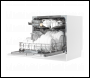 Sealey DH86 Baridi Tabletop Dishwasher 8 Place Settings 8L Capacity - White