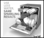 Sealey DH87 Baridi Tabletop Dishwasher 8 Place Settings 8L Capacity - Silver