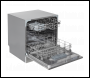 Sealey DH87 Baridi Tabletop Dishwasher 8 Place Settings 8L Capacity - Silver